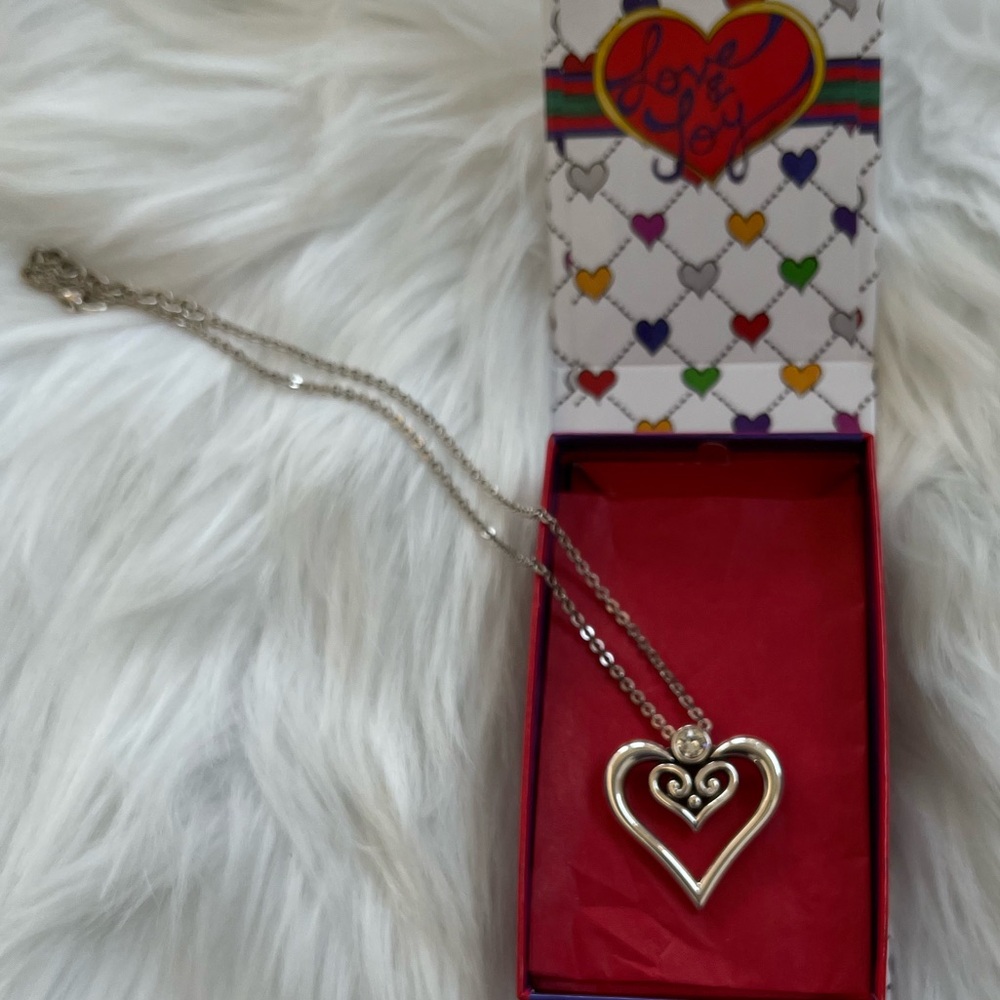 Brighton Alcazar Duet Heart Necklace
